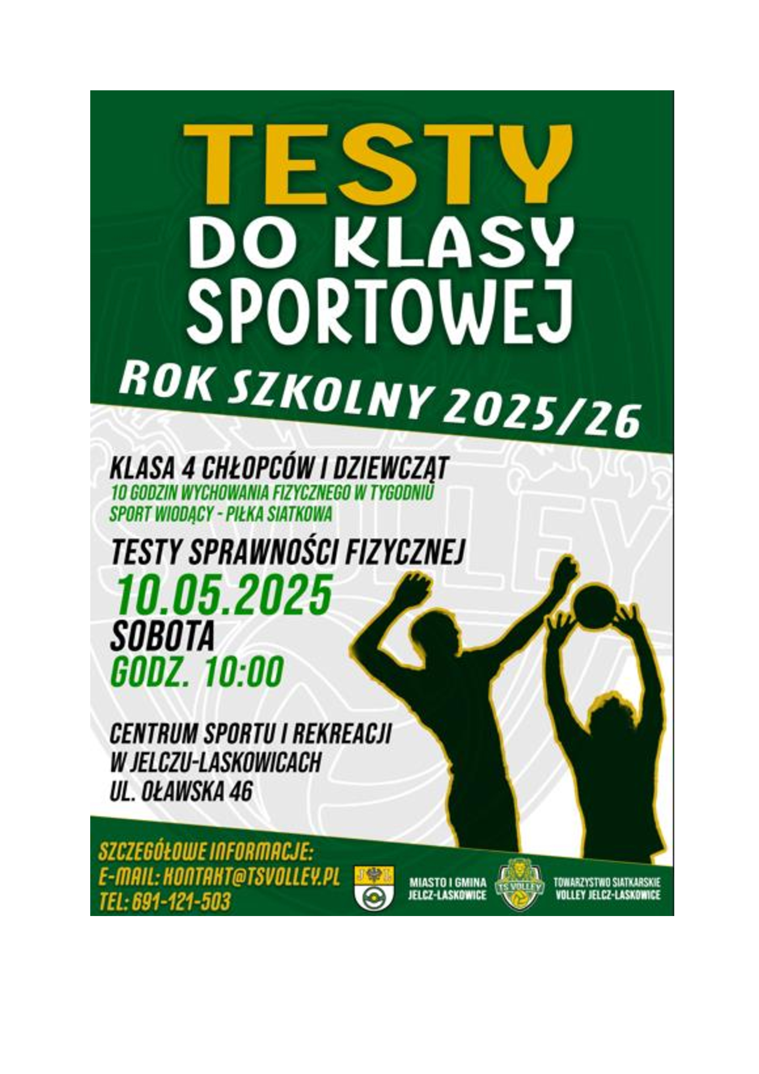 plakat klasa sportowa